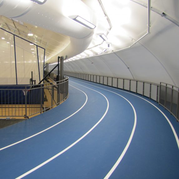 Sports facility construction - indoor running track